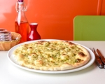 Pizza Garlic Bread with Mozzarella